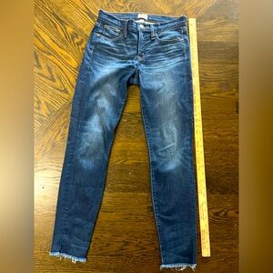 J.Crew 27 Women's Blue Jeans toothpick skinny denim